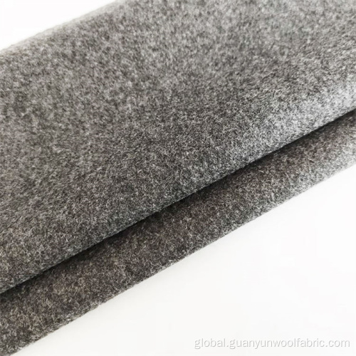 Melton Wool Fabric for Overcoat Anti-pill Melton Wool Fabric Manufactory
